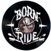 Designové nástěnné hodiny Discoclock 099 Born to ride 30cm