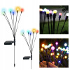 Zápustná solárna lampa RGR čierna 75 cm 1 ks. (Dekoratívna záhradná lampa RGB zapustená do zeme, 2 ks)