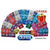 Durex luxusný balíček - kondómy, 46 ks + 4 darčeky