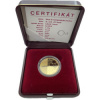 Česká mincovna zlatá minca minca Vstup do schengenského priestoru 2008 Proof 1/4 Oz