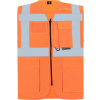 KORNTEX HI-VIS KXMF BERLIN / Reflexná multifunkčná vesta - orange S
