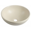 Sapho ATTILA keramické umývadlo, priemer 43cm, slonová kost DK005
