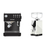 Ascaso Steel UNO, Black + Eureka Mignon Silenzio, CR white