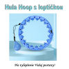 Inteligentný fitnes kruh na chudnutie Hula Hoop - modrá