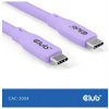 Club3D Kabel USB-C 4.0, 20Gbps, 4K60Hz, PD 240W, 2m, fialová (CAC-3004)