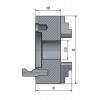 3-čeľusťové skľučovadlo s centrickým upínaním ø 160 mm Camlock 4