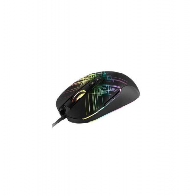 Herná myš C-TECH Dusk (GM-27L), casual gaming, 3200 DPI, RGB podsvietenie, USB (GM-27L)