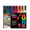 POSCA - sada popisovačov PC-5M - 1,8 - 2,5 mm - základné farby (sada 8 ks)