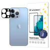 Wozinsky Tvrdené sklo na kameru 9H pre Apple iPhone 16 Pro - Čierna