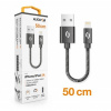 Datový kabel ALIGATOR PREMIUM 2A, Lightning 50cm černý