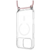 Fixed MagPure Neck s růžovou šňůrkou na krk pro Apple iPhone 17 Pro FIXPUNM2-1602-PI