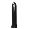 All Black AB07, čierne vinylové dildo 22 x 4,5 cm