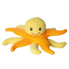 Kiwi Hračka pes OCTOPUS & STARFISH plyš TPR oranž 27 cm