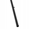 SucceBuy Stĺpik dopravného značenia čierny Dĺžka 152,4CM 2 sady Hrúbka 1MM
