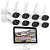 WiFi kamerový systém ANRAN DW-17B01 50W s rozlíšením 5MP / 8x kamera / detekcia pohybu / nočné videnie / úložisko až 4TB Úložiště: Úložiště 1TB (1000GB) 661447