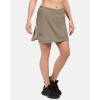 Kilpi NINA-W praktická outdoorová sukňa pre aktívne ženy Khaki - 42