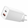 Baseus GaN Lite nabíjačka (CCGAN2L-B02) – USB, USB-C, 65 W, rýchlonabíjačka, biela KF2332601