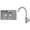 Set Alveus (dřez Intermezzo 70 Beton 81 + baterie Tonia Beton 81) SETA381