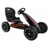LeanToys Abarth Gokart s pedálmi, EVA kolesá, čierna
