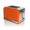 TOASTER SWAN 815W RETRO ORANŽOVÁ PRE 2 KRAJKY ORANŽE (TOASTER SWAN 815W RETRO ORANŽOVÁ PRE 2 KRAJKY ORANŽE)