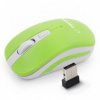 Bezdrôtová myš 4D EM126WG 2,4 GHz 4D, optický USB Urán zeleno-biela 129925