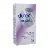 Durex Invisible Extra Lubricated extra tenké kondomy se silikonovým lubrikačním gelem 10 ks