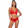 Dámska push-up podprsenka M-0198/11 Estelle Red - MAT 75D červená