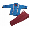 Teplaková súprava - Detský oblek wikuś 104 biely, burgundský, námornícky modrý (Elegantný oblek pre chlapca set 4cz 104)