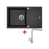Set Sinks Linea 780 XC Metalblack + Elka