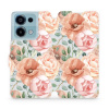 Flipové pouzdro Mobiwear - Xiaomi Redmi Note 13 Pro 4G / Poco M6 Pro 4G - MP02S Pastelové květy (Knížkové flip pouzdro, obal, kryt na mobil Xiaomi Redmi Note 13 Pro 4G / Poco M6 Pro 4G - MP02S Pastelo