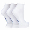 Iomi 3 páry ANKLE DIA ponožky so zvýšeným lemom Biele