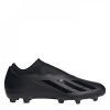 adidas X Crazyfast League Laceless Firm Ground Football Boots Black/Black 8 (42)
