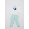 Detská tepláková súprava adidas x Disney biela farba, JD0380 80