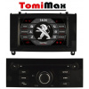 TomiMax Peugeot 407 Android 14 autorádio s WIFI, GPS, USB, BT HW výbava: 4 Core 2GB+32GB LOW