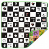 Penová rohožová šachovnica abeceda 180x200 (Penová rohožová šachovnica abeceda 180x200)