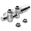 Bruckner WICHER COMBI pripojovacia sada termostatická pre stredové pripojenie 50mm, chróm 600.331.1