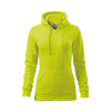 Mikina dámska MALFINI® Trendy Zipper 411 limetková veľ. XS