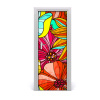 Samolepiace fototapety na dvere Kolorowe kvety 75x205