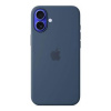 iPhone 16 Plus Silicone Case with MagSafe - Denim
