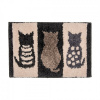 Clayre & Eef Béžová kúpeľňová predložka s mačičkami Cats - 59*39*1 cm - Clayre & Eef