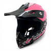 RocketMotors Ďetská Cross Helma DIRT - Pink Veľkosť: L