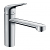 Hansgrohe Focus M42 - Páková kuchynská batéria 120, CoolStart, Eco, 1jet, chróm 71864000