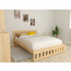 Postel z masívu borovice Abby 140x200 cm + rošt ZADARMO