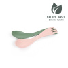 LIGHT MY FIRE Spork little 2-pack Sandygreen/Dustypink