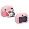 Detský digitálny fotoaparát s tlačiarňou ružový - foto 12Mpx, video Full HD