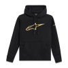 ALPINESTARS mikina GILDED HOODIE, ALPINESTARS (černá/zlatá) - XL
