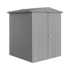 Biohort Europa 2 plechový záhradný domček 156 x 172 cm, sivý kremeň metalický Biohort