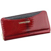 Veľká červená dámska peňaženka z prírodnej kože Gregorio GP-111 s ochranou RFID