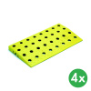 Rovný nájazd GripTil, 4 ks, žltý