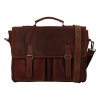 Pánska kožená taška hnedá - Greenwood Louney hnedá